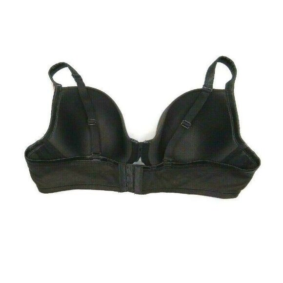 Lane Bryant Cacique Bra Lightly Lined T Shirt Cotton Blend Plus 44C Black - Picture 5 of 7